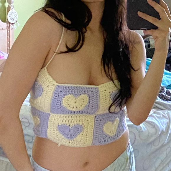 handmade crochet top🧶 - Picture 3 of 4